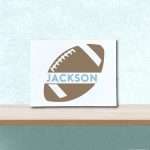 YP144-07 Football Image with Name