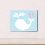 YP146-01 Whale Splash Interlocking Monogram