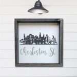 charleston skyline (14"x14") +$12.00