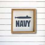 5223-08 Navy with Submarine