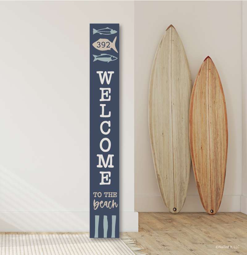 5501 Fish Welcome to the Beach