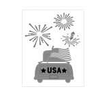 Truck with Flag