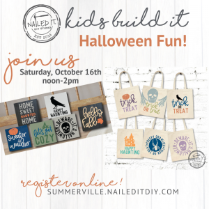 KIDS BUILD IT WORKSHOP | Halloween Fun