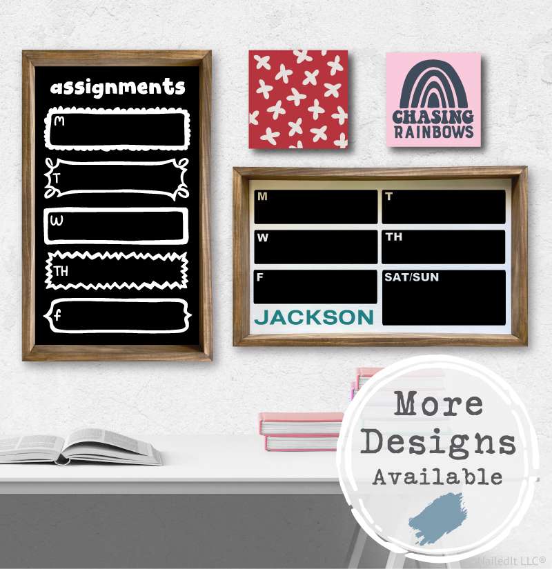 Kids Build It | Chalkboard Planner