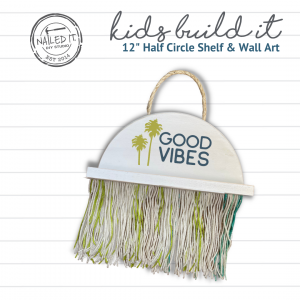 Kids Build It | Wood and Yarn Wall Hanging