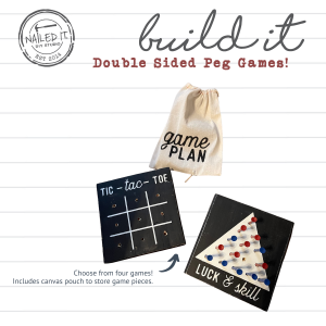 Kids Build It | Set of 4 Peg Games
