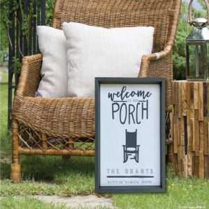 R5079 Welcome to our Porch Rocking Chair