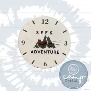 CP107-Tick Tock Clock 12"Round
