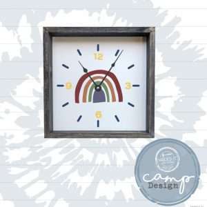 CP106-Tick Tock Clock 12" Square